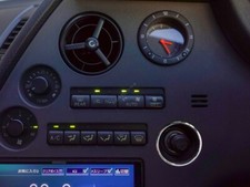 Pour Toyota Supra JDM MK4 93-02 Bague en aluminium poli pour l'allume-cigare x1