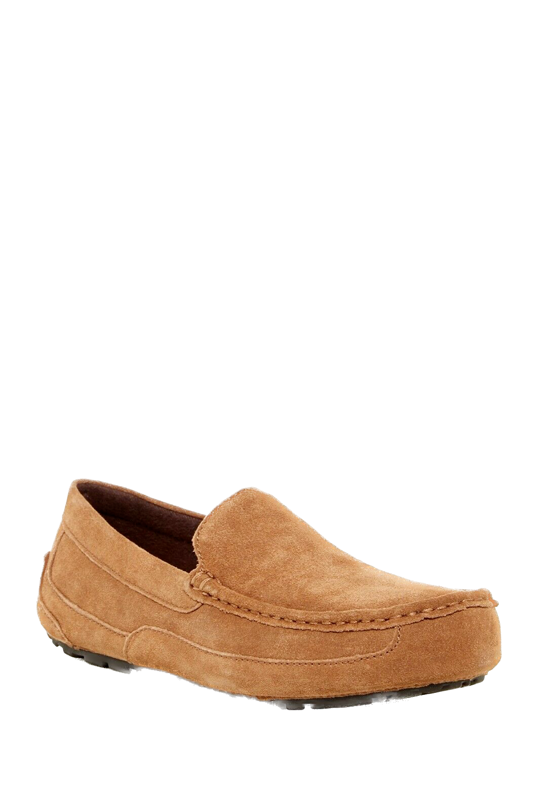 Ugg Australia Alder Slippers House Shoes Moccasins Chestnut Leather Suede 8 Mens-image
