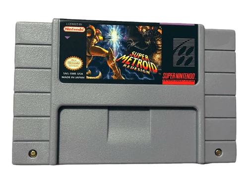 Super Metroid Redesign SNES 16-Bit Game Cartridge USA NTSC English