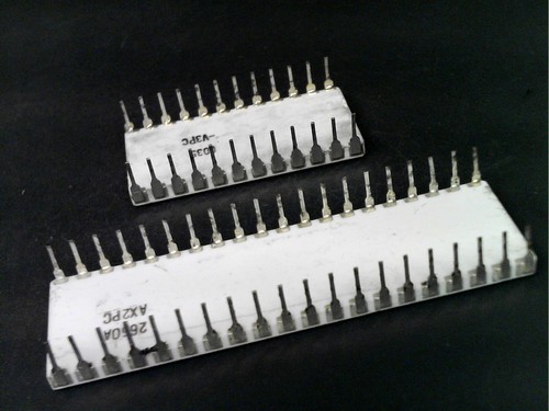 SIGNETICS White ceramic 2650A1 CPU + 2608-1 CN0035 ROM with pipbug, tested. - Afbeelding 15 van 21