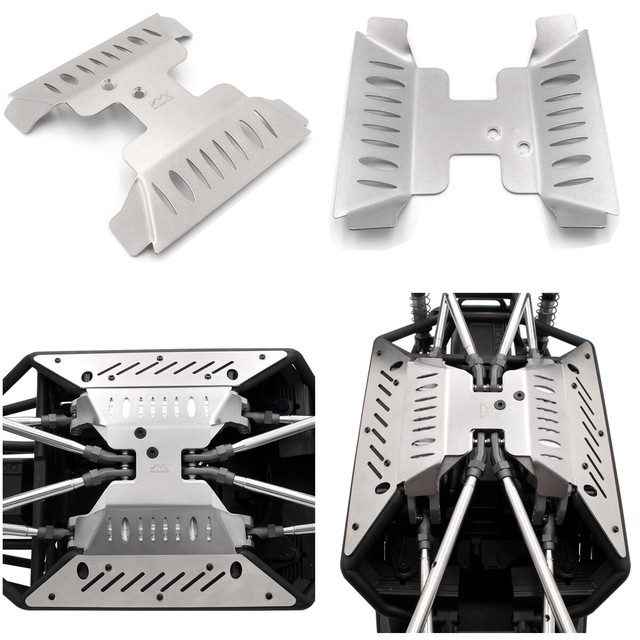 KYX Axial Capra Metal Chassis Guard Body Fender Skid Plate Roll Cage