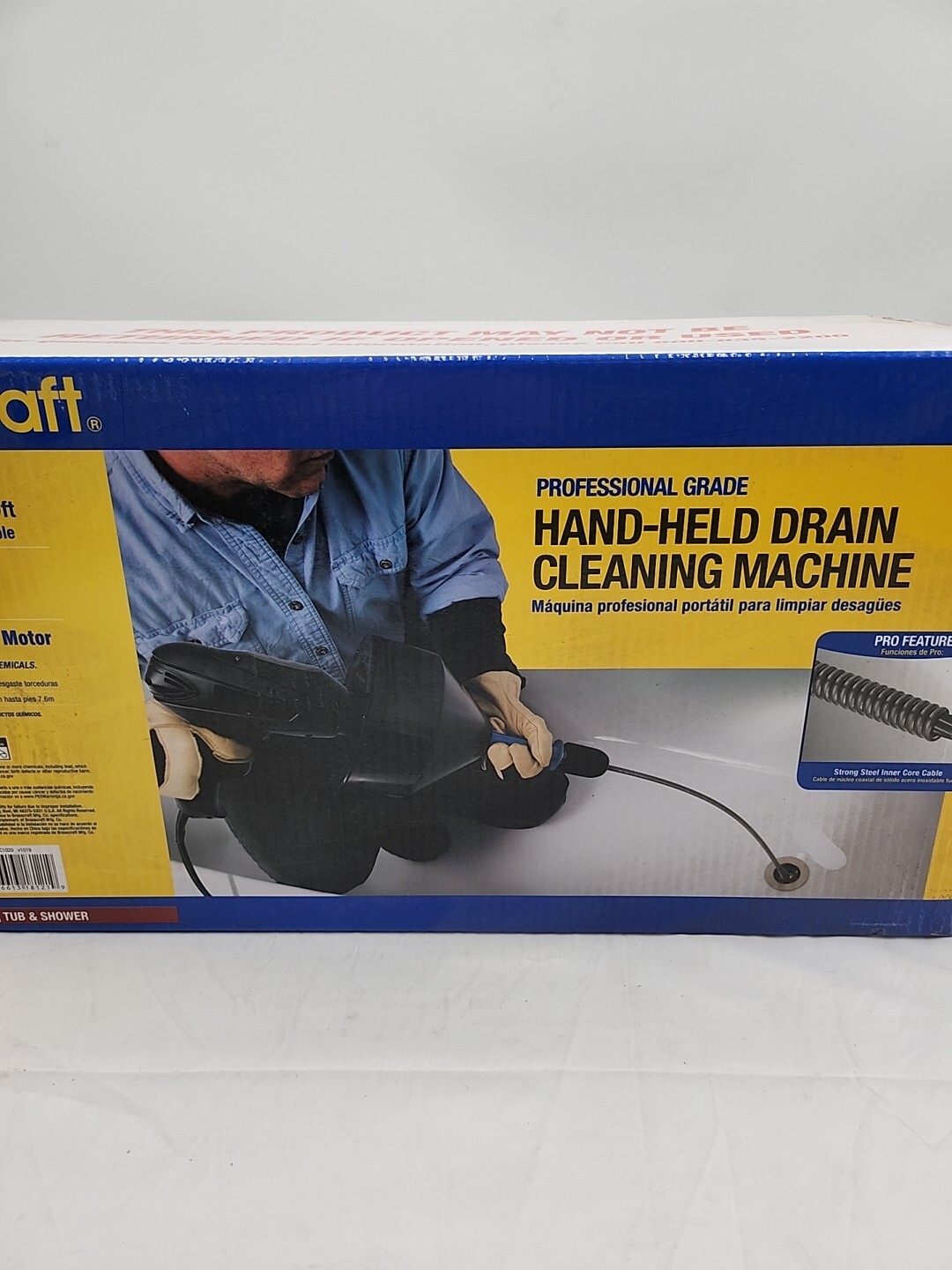 BRAND NEW Brass Craft Music Auger Handheld Drain Cleaning Machine Model