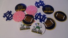 Pre Cut One Inch Bottle Cap Images NOTRE DAME Free Shipping