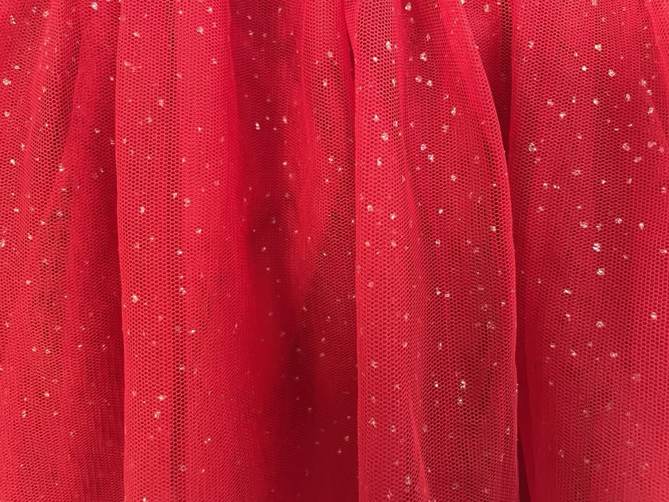 Epic нитки Kid девочек золото блестящий тюль с подкладкой полиэстер тянуть на юбке красный размер 5 - Изображение 3 из 4