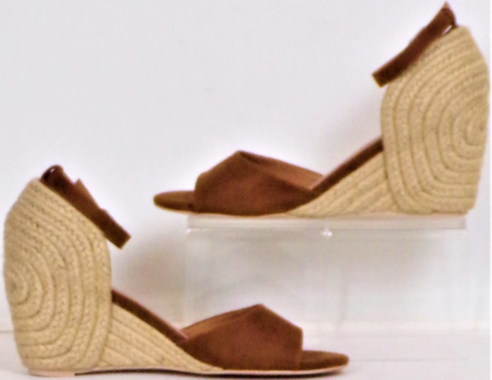 COCONUTS BY MATISSE Talla 8M HORIZON Marrón 2 Correas Cuña Tacón Alpargata Sandalias Foto 4 de 4