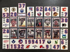 🔥🏒1985 Topps Hockey NHL Sticker Set of 33 All Stars Gretzky PSA 7 🔥RARE!