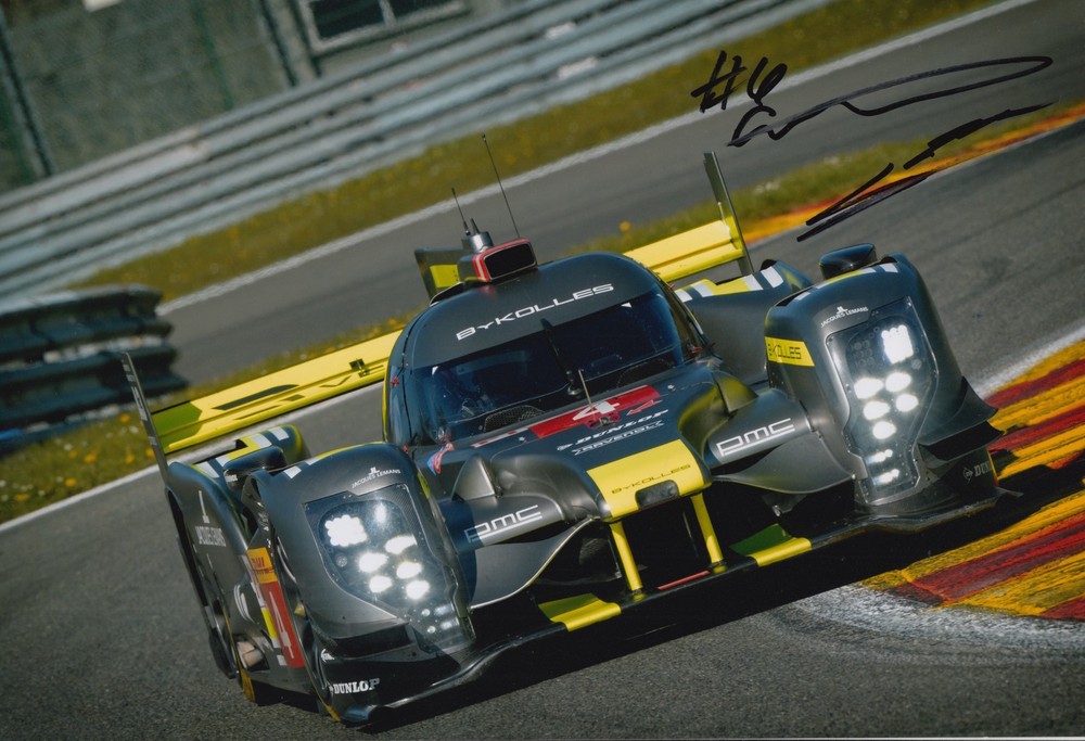 Simon Trummer Oliver Webb Autographed Kolles 12x8 Le Mans 2016 Photo 7
