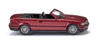 Wiking 1:87 019401 Bmw 325I Cabrio Weinrot-Met. Neu Ovp