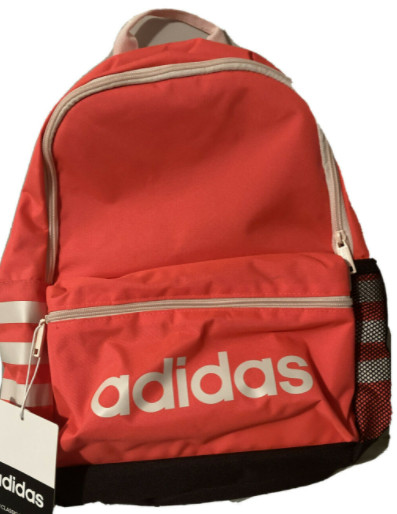adidas hot pink backpack