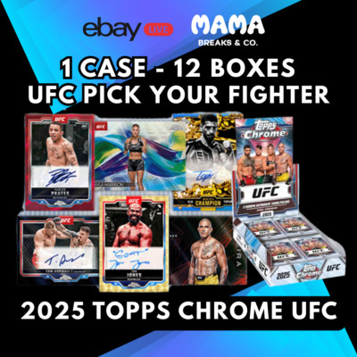 Nazim Box Nazim Sadykhov RC - 2025 Topps Chrome UFC 12-Box FULL CASE Break PYF | eBay