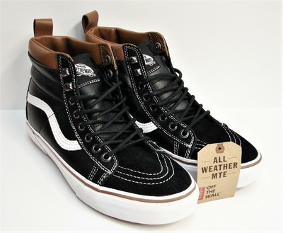 black vans with fur inside