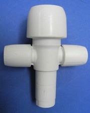 HEP2O HX92/22W Push Fit 2 PORT 1 x 22mm x 2 x 10mm Manifold Bridge Socket Closed
