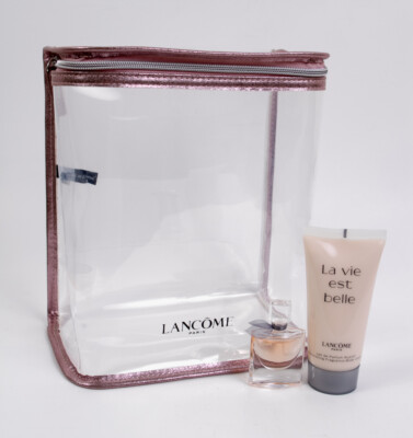 未使用品 LANCOME（ランコム）La Vie Est Belleのセット Lancome La vie est Belle 3PC Gift Set 3.4oz edp+0.135 oz edp