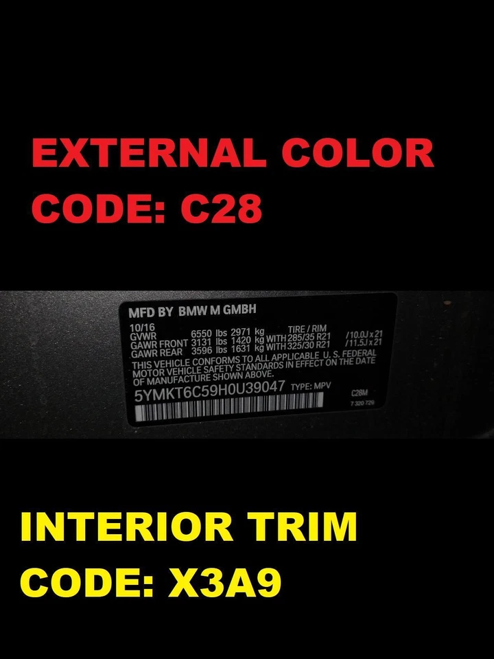 BMW X5M 2017 riel portaequipajes derecho aluminio satinado ID# 51137295814 Foto 2 de 4