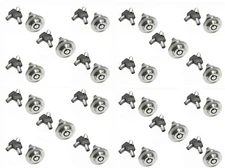 Lot of 20 Gun Cabinet Original Homak toolbox lock 5/8" Lock w/key cover KA 2417