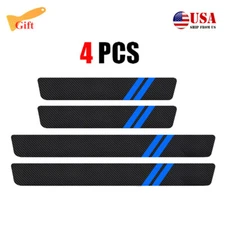 4X For Dodge Charger Accessories Blue Door Sill Protector Guard Step Sticker M7