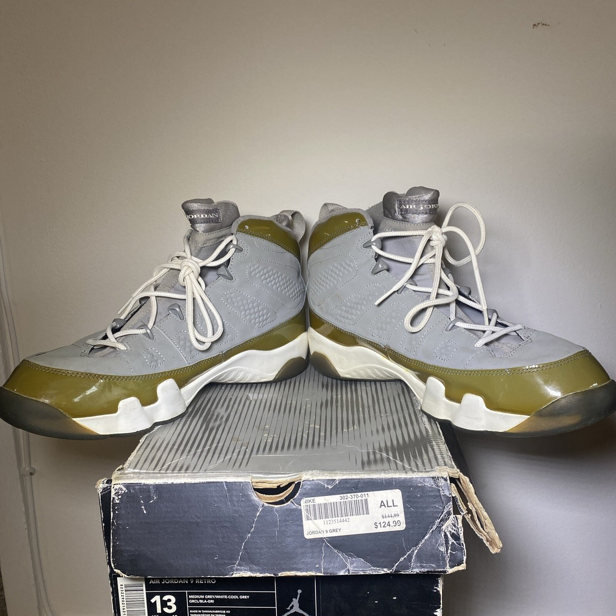 Size 13 - Air Jordan 9 Retro 2002 Cool Grey | eBay display picture 1