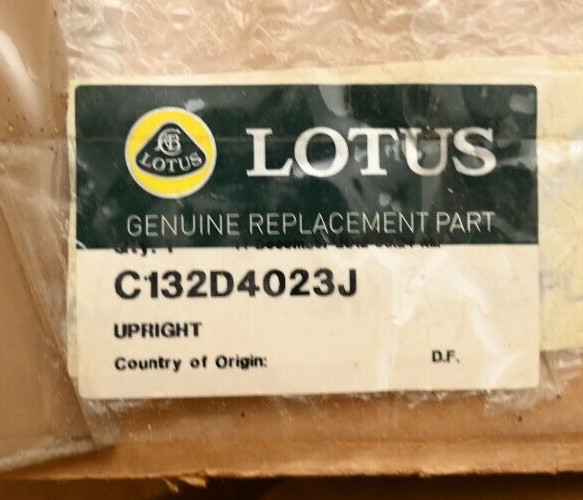 Genuine OEM Lotus Evora Rear Upright Assembly LH P/N C132D4023J