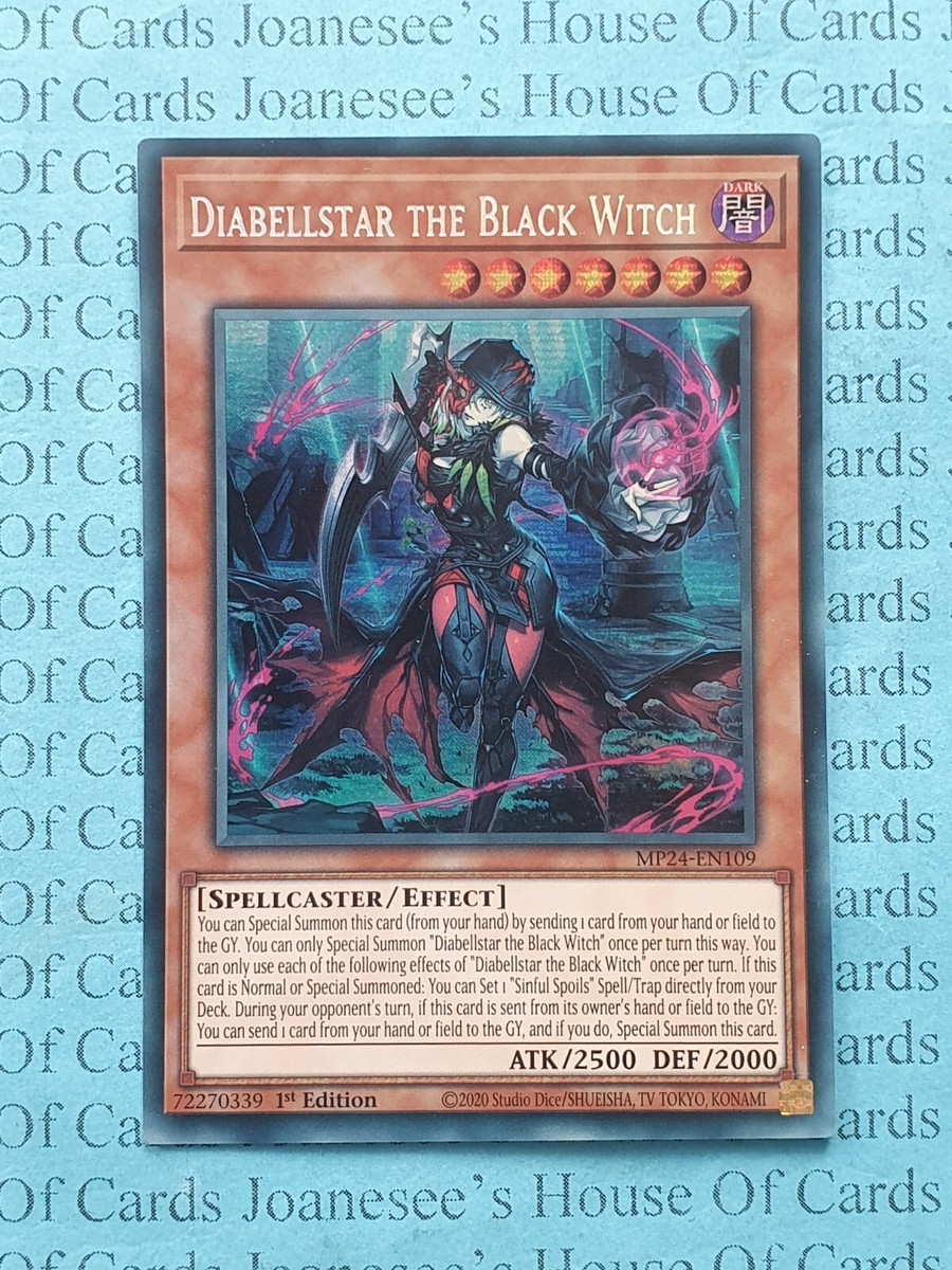 MP24-EN109 Diabellstar the Black Witch Prismatic Secret Rare Yu-Gi