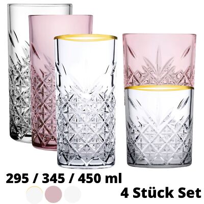 Trinkgläser Set Luminarc Longdrinkglas Wasserglas Trinkglas Saftglas 4 Stück