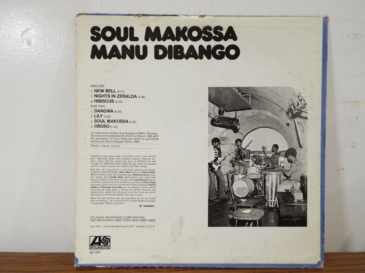MANU DIBANGO SOUL MAKOSSA RARE! FUNK/ SOUL LP VINYL ALBUM | eBay