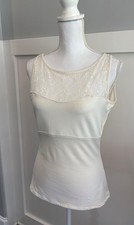 SPANX Womens Shapewear Tank Lace Yoke Size XL...