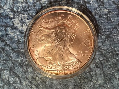 2008 American Silver Eagle 1 Troy Oz .999 Fine Silver