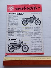 Bultaco Matador SD 250 MK4 - Lobito 125-175 1972 depliant italiano originale