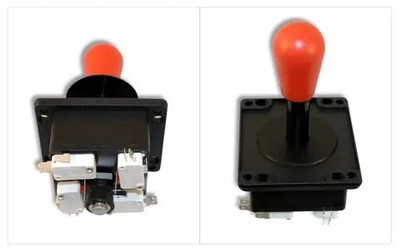Happ American Competition Style Arcade Joystick RED 4/8 Way Elliptical Handle