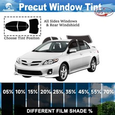 Precut Window Film Any Tint Shade For Toyota Corolla 2009 - 2013 Tinting Films