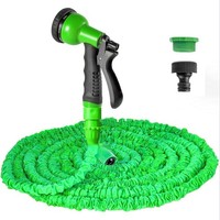 Expandable Garden Hose 50ft Flexible Expansion Capacity GREEN 