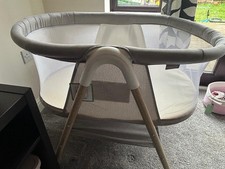 Red Kite Baby Snooze Crib Grey Baby Cot & Mattress