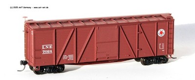 Accurail H0 7006 - 40´ Wood Boxcar Lehigh & NE #7024 (assembled); NEU & OVP