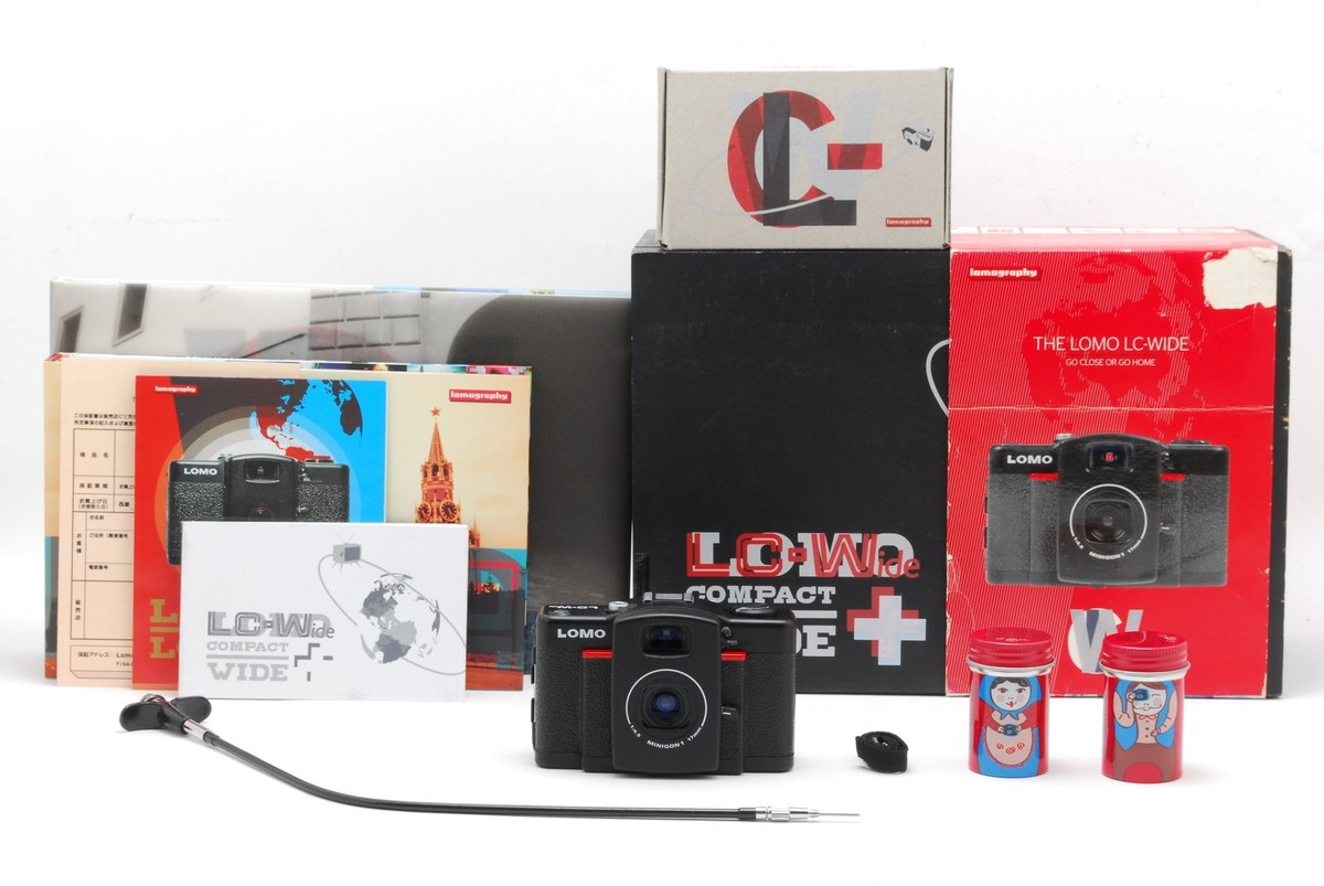 Rare [Top MINT w/BOX] Lomo Lomography LC-Wide Compact 35mm Film 