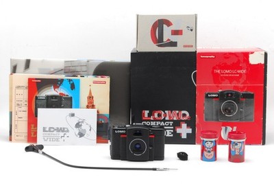 Rare [Top MINT w/BOX] Lomo Lomography LC-Wide Compact 35mm Film Camera JAPAN