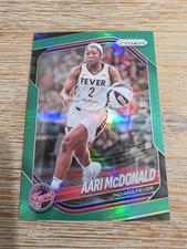 Aari McDonald #10 Indiana Fever  2025 Panini Prizm WNBA Green PRIZM 