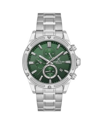 DANIEL KLEIN Men Analog Casual Watch Classic Dress Green Dial Waterproof Round 4