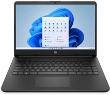 HP 14S-DQ0034NA Laptop Intel Celeron N4120, 4GB RAM, 128GB SSD, Black