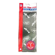New York Jets NFL Team Gift Wrap 3 Sheets 30x20 Inches
