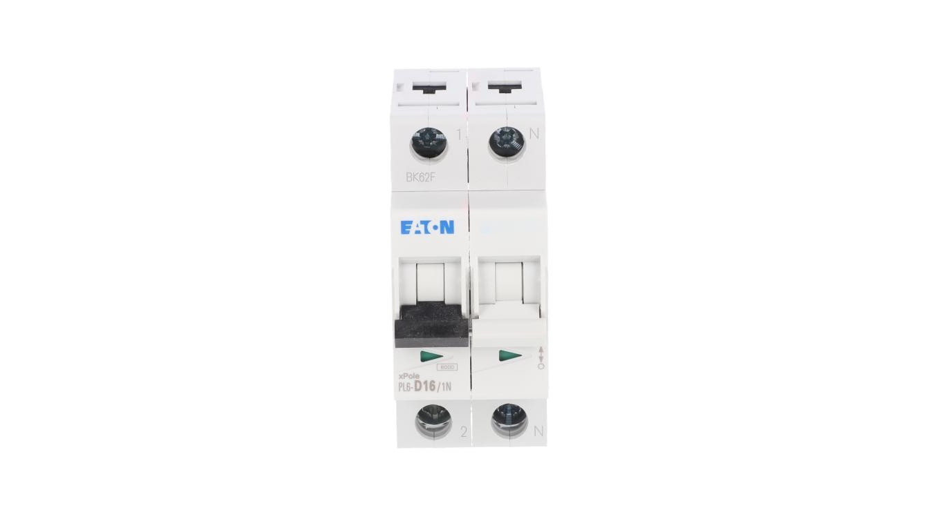 Overcurrent Switch 1P+N D 16A 6kA AC PL6-D16/1N 164941