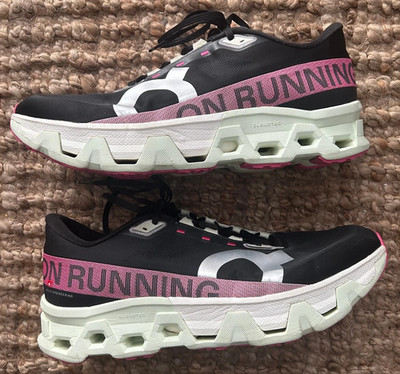 On Running Cloudmonster Hyper Shoes Men s Size 13 Black Pink