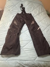 Pantalones/baberos Fox Racing Cold Cross negros talla grande