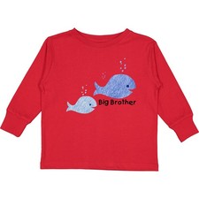 Inktastic Big Brother With Lil' Brother Toddler Long Sleeve T-Shirt Little Love