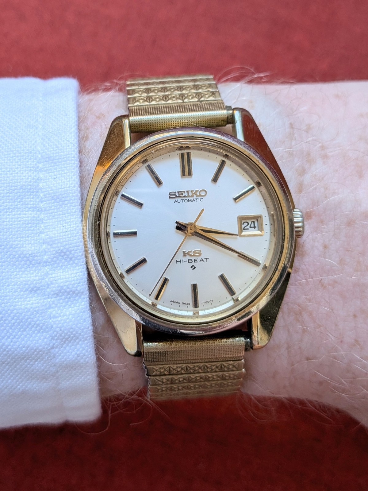 King Seiko Hi-Beat Automatic Ref. 5625-7000 Vintage 1971 Men's Watch 