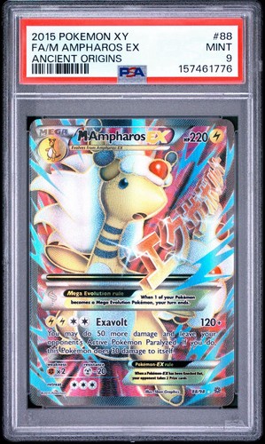 M Ampharos-EX graded PSA 9 for sale on eBay