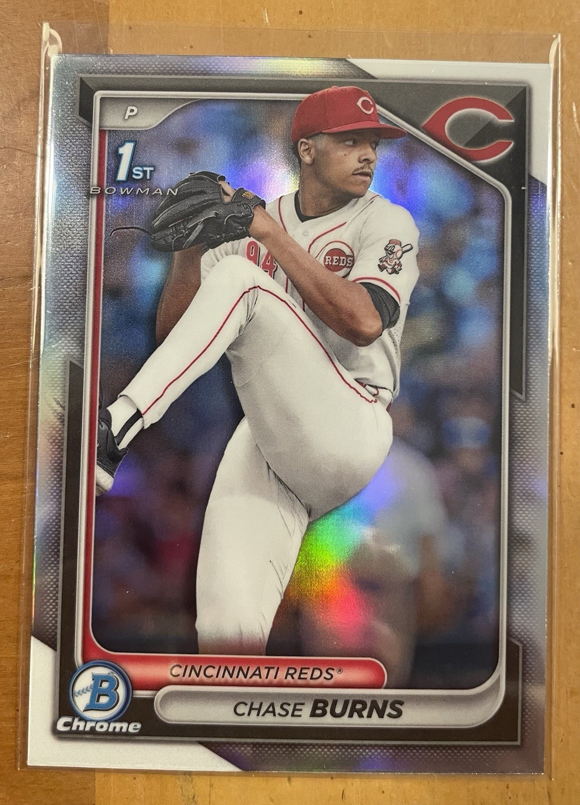 2024 Bowman Draft - Chrome Chase Burns #BDC-55 Refractor (RC)