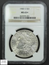 1900 O Morgan Silver Dollar $1 NGC MS 65+ PLUS (Scarce Gem Plus Grade!)