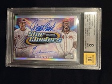 2025 Cosmic Chrome Bench De La Cruz Star Clusters Dual Auto /10 BGS 8 Auto 10