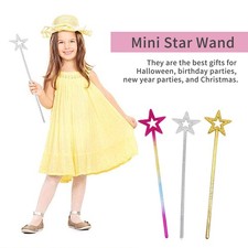 Magic Wand For Kids Five-Pointed Star Glitter Angel Wand Creative