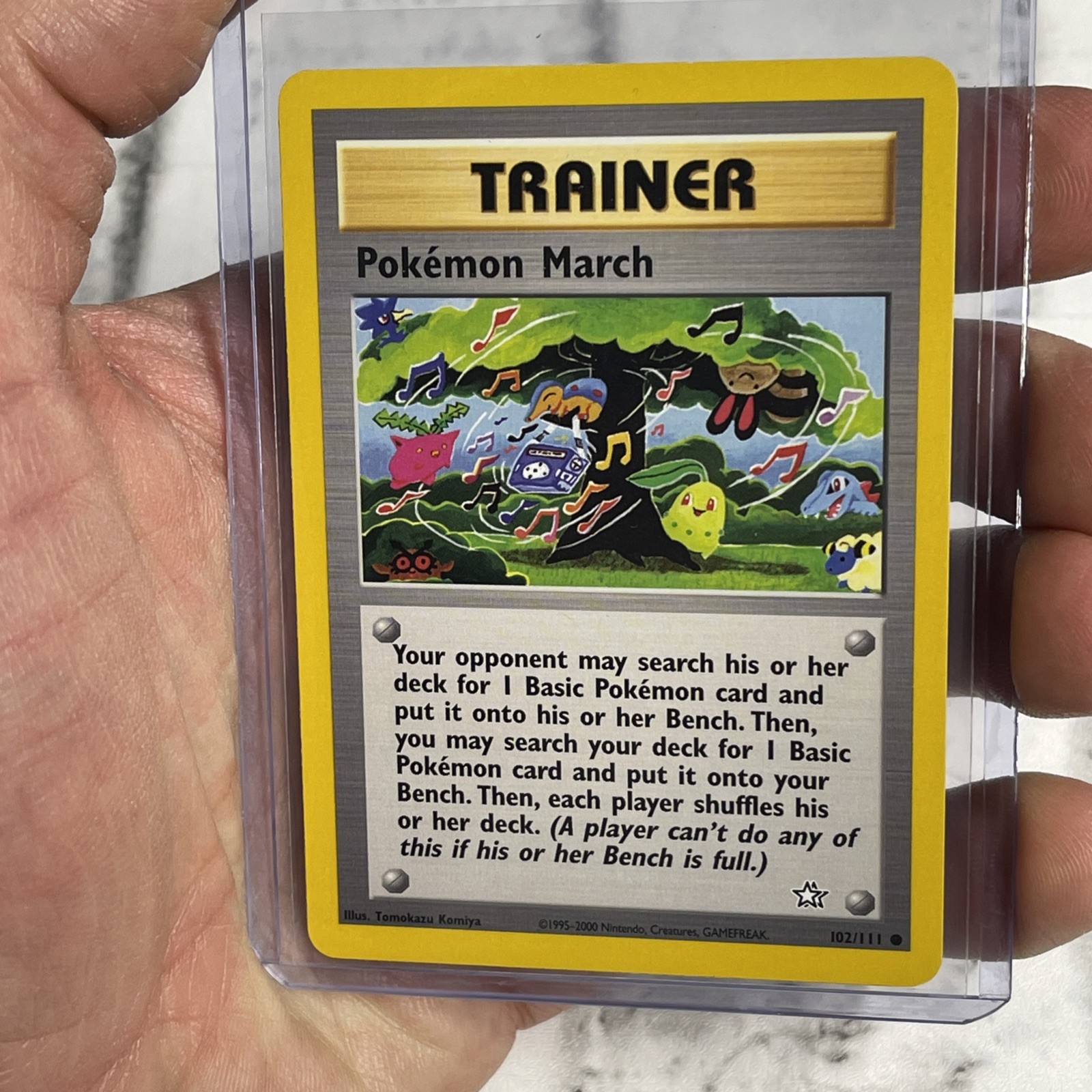 Pokemon Card - Neo Genesis 102/111 - POKEMON MARCH (common) - NM Vintage WOTC